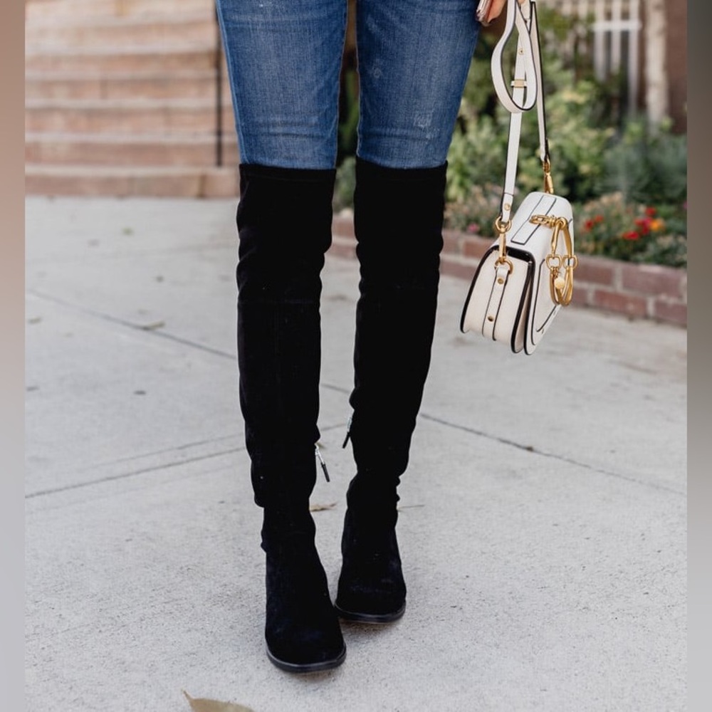 $250 NWOT SAM EDELMAN “Paloma” Over-the-Knee Boots in Black, Women’s 6.5